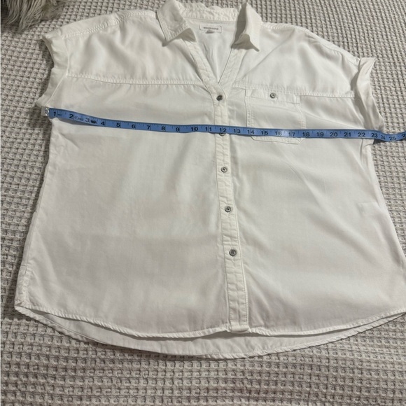 Westbound Casual White Button Down Shirt - Picture 6 of 7